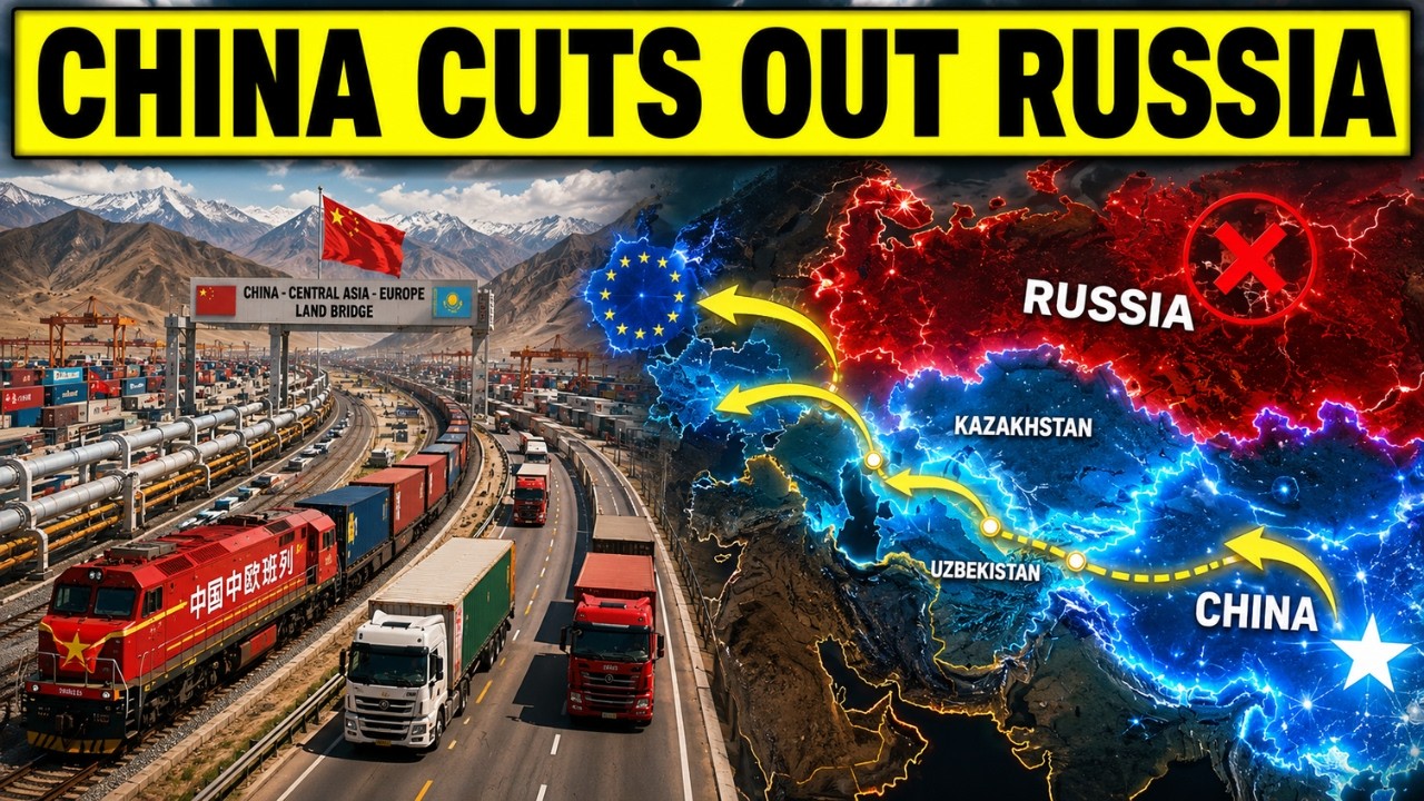 China's MULTI-BILLION Land Bridge To BYPASS Russia... Putin's Dream Is OVER