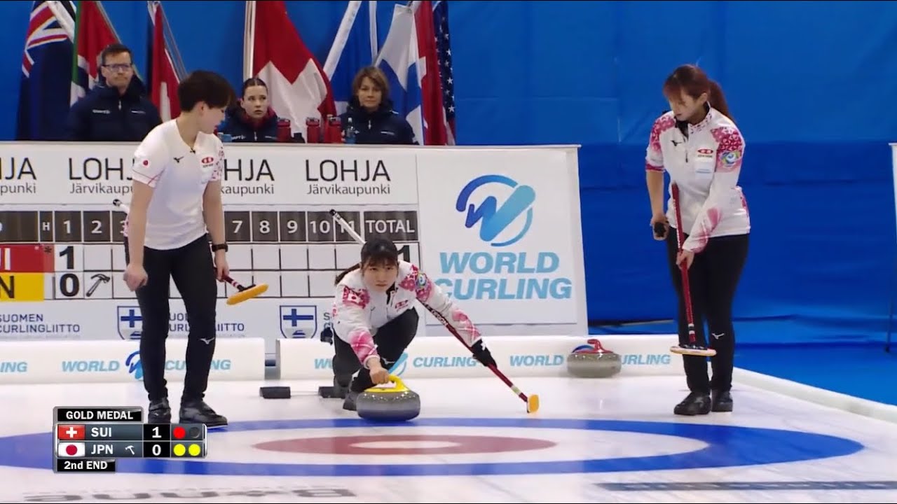 カーリング ジュニア世界選手権 2024 決勝 スイスv日本（女子）   WJCC24 Women  Gold Medal Switzerland v Japan