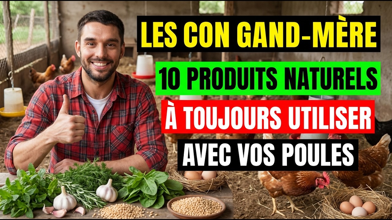 Les conseils de grand-mère : 10 produits naturels à toujours utiliser avec vos poules