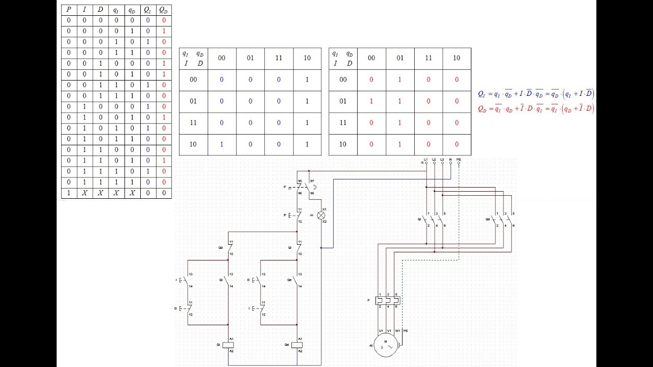 ¿Como diseñar la lógica para invertir el sentido de giro de un motor eléctrico?