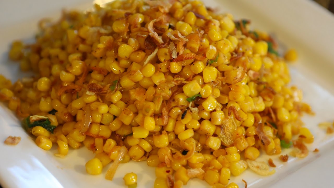 Bap Xao Tom - Saut&eacute;ed corn with dried shrimps