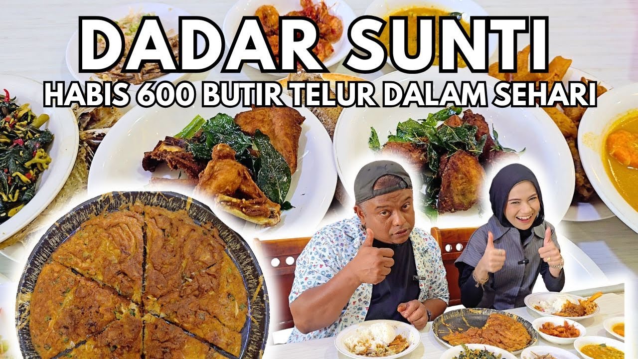 DITAMBAH SAMBAL GANJA? PANTES AJA DADAR SUNTI INI HABIS 600 TELUR SEHARI, TERNYATA INI RAHASIA NYA..