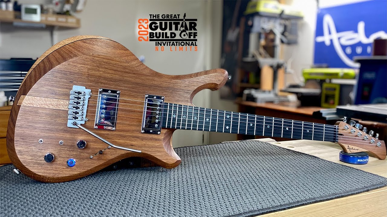 Great Guitar Build Off 2023 Invitational - Recycled Blackwood Guitar