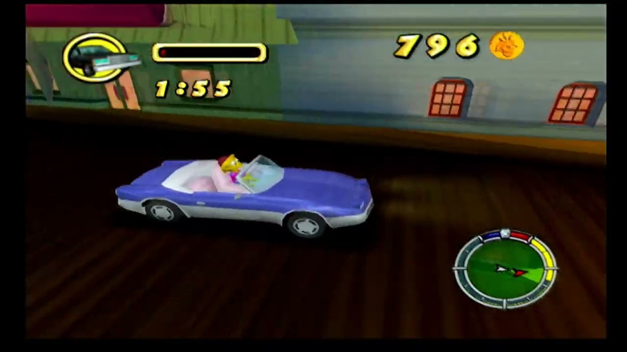 Simpsons hit and run ps2 Parte 10