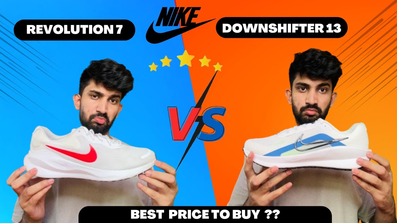 Nike Revolution 7 Vs Nike Downshifter 13 Comparison | Which one to Buy??