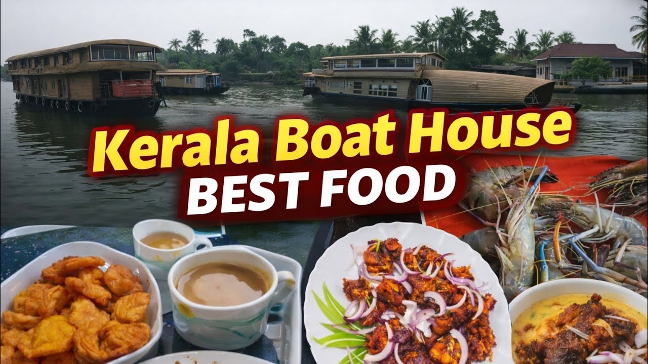Must Try Kerala Boat House Food 🍤 |  Episode 2 | Alleppey Backwater Full Meals 😋 