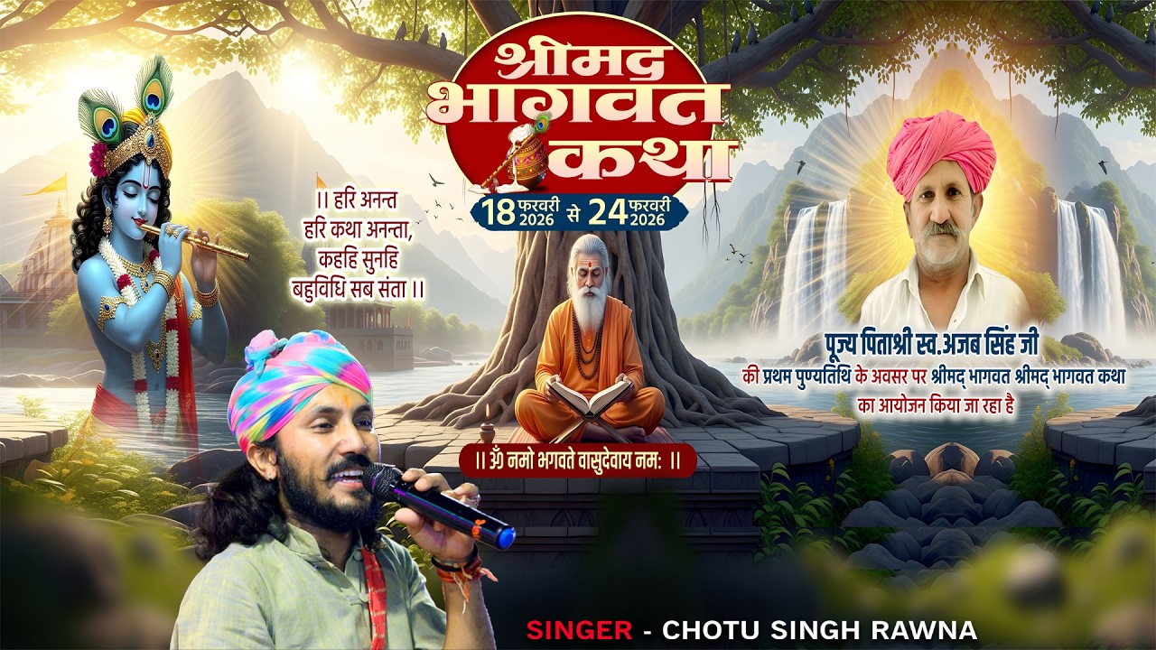 DAY 04  छोटू सिंह रावणा LIVE - पूज्य पिताजी श्री स्व.अजब सिंहजी की प्रथम पुण्यतिर्थी शुक्रताल UP
