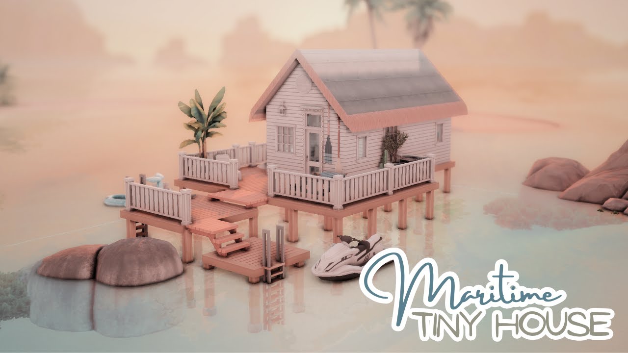 Sims 4 || ⚓Maritime Tiny House || Sulani Build || Adventure Awaits || No CC