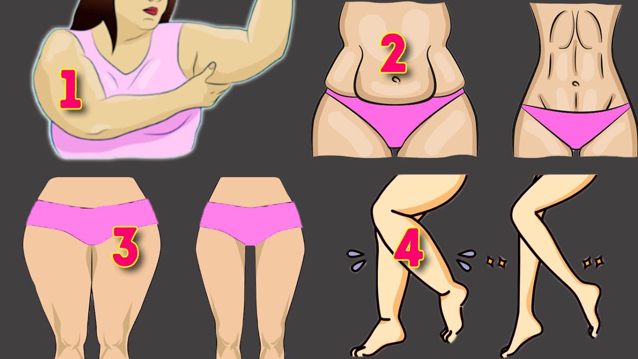 ARM + BELLY + THIGHS + CALVES | Burn FAT + CELLULITE | 4in1 Easy to Do