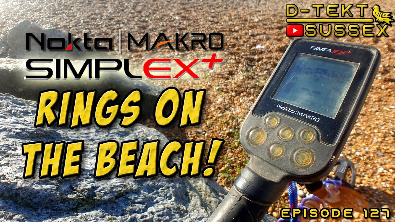 Beach Metal Detecting UK | Nokta Makro Simplex | SP 24 Coil | Rings | Episode 127
