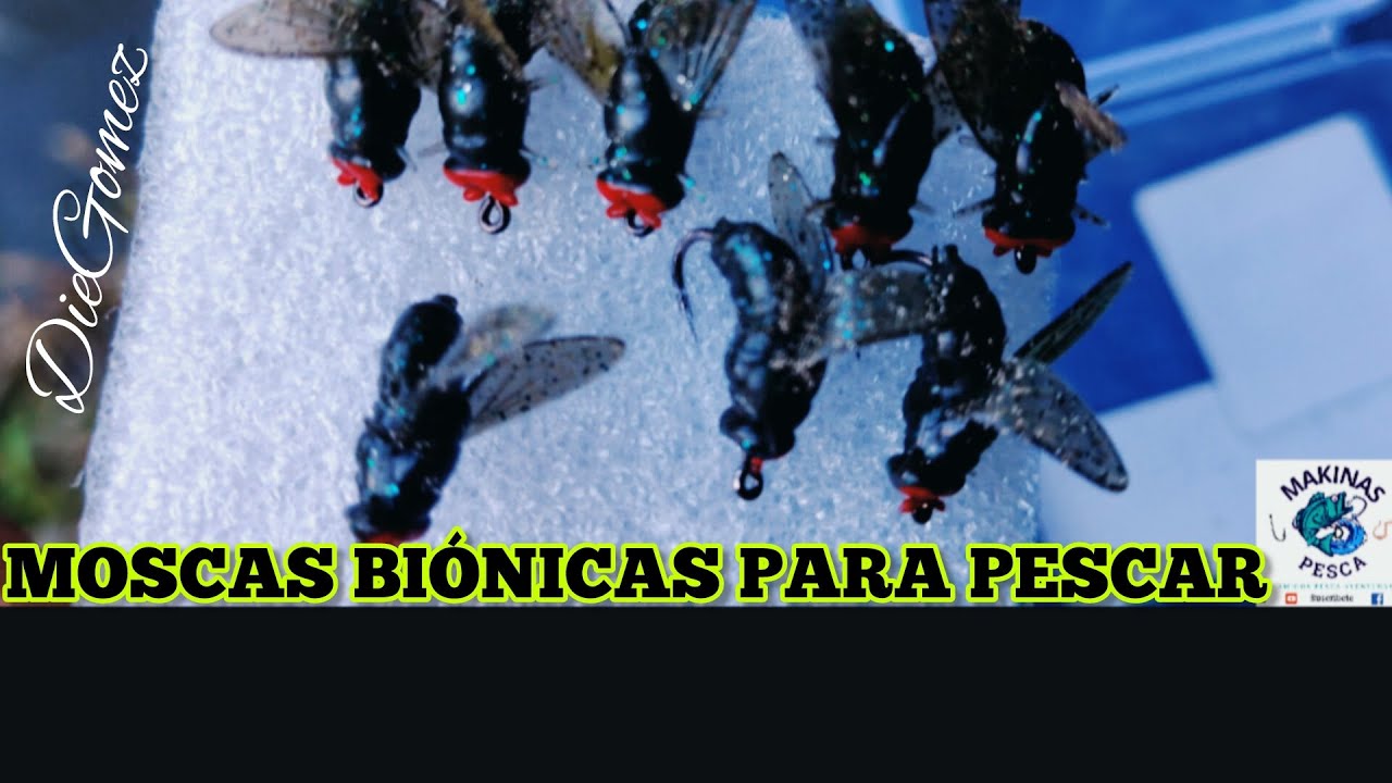 El mejor señuelo? MOSCAS BIÓNICAS!?