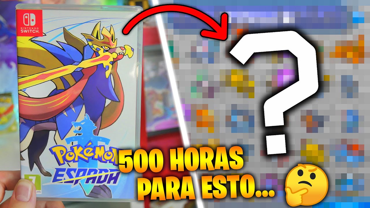 MI PARTIDA DE POKEMON ESPADA 😱 (+500H para esto...) ¡MIRA!