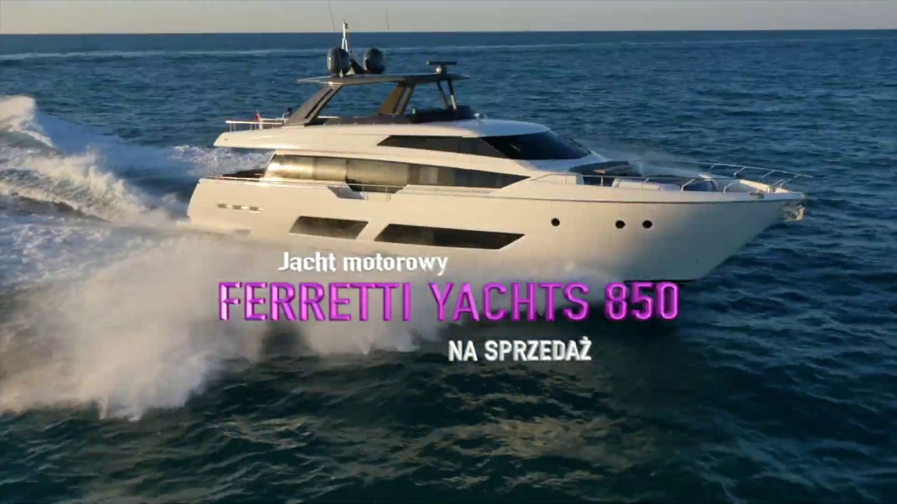Nowy jacht motorowy na sprzedaż Ferretti Yachts 850.