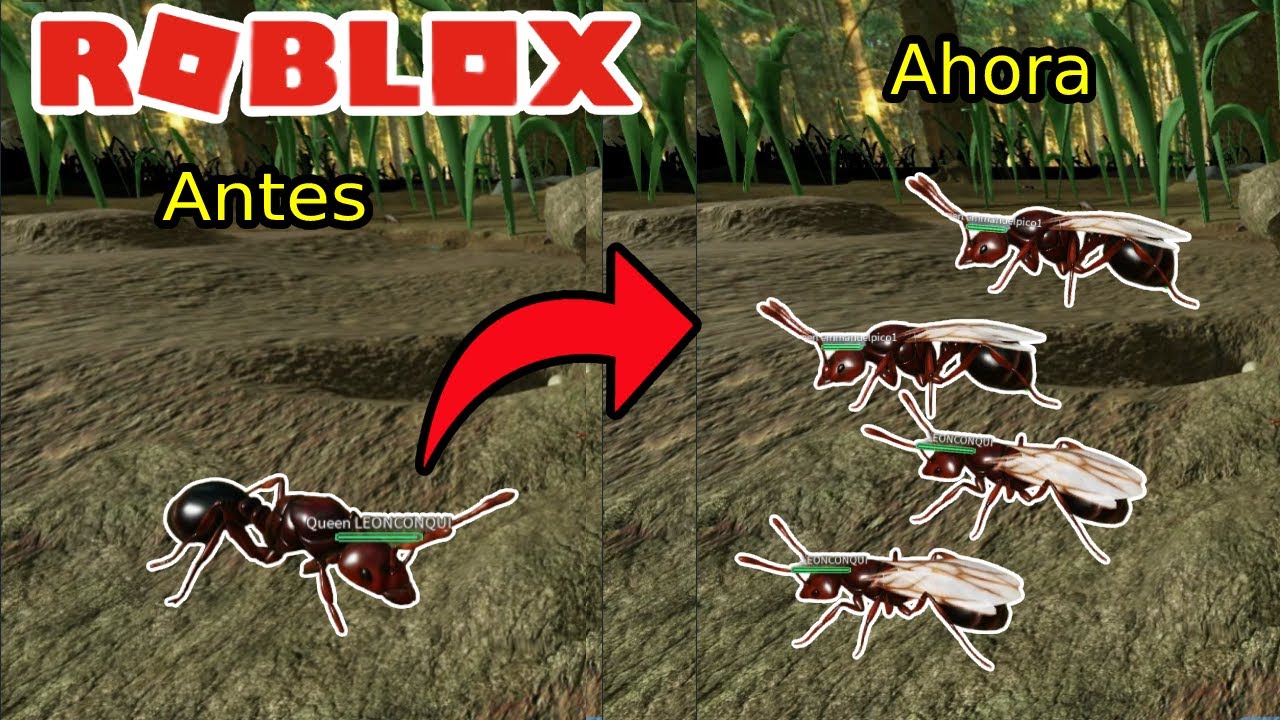 Probando La Nueva Actualización de ANT LIFE beta testing ROBLOX