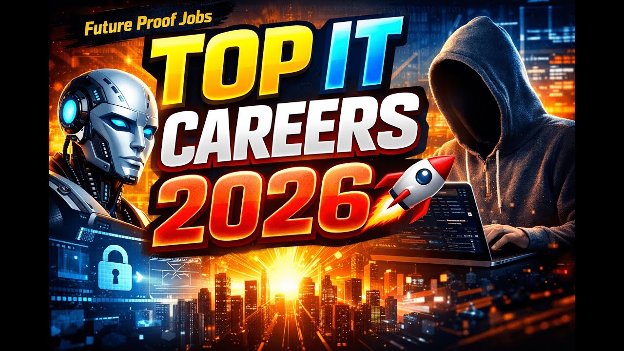 Top IT Jobs in 2026 I 2026 Ka Best IT Career Kaunsa Hai? I 6 tech jobs that will explode in 2026