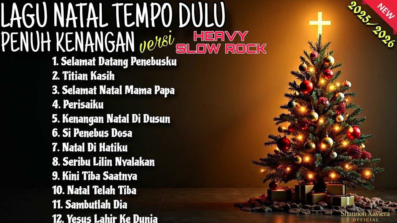 Kumpulan Lagu Natal Tempo Dulu – Versi Heavy Slow Rock Paling Nostalgia | Terbaru 2025/2026