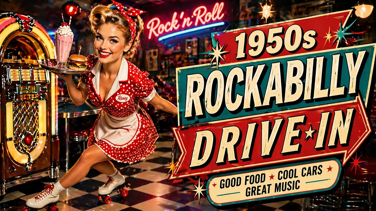 Vintage Sock Hop Party 🎸 | 1 Hour 50s & 60s Rock & Roll Oldies for Chill, Study & Good Vibes