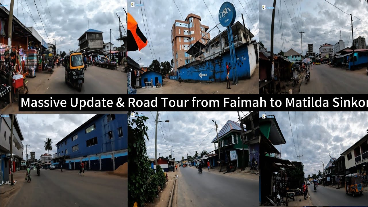 Liberia 2025 | Road Tour from Faimah to Matilda in Sinkor to Highlight Key Development in the Area