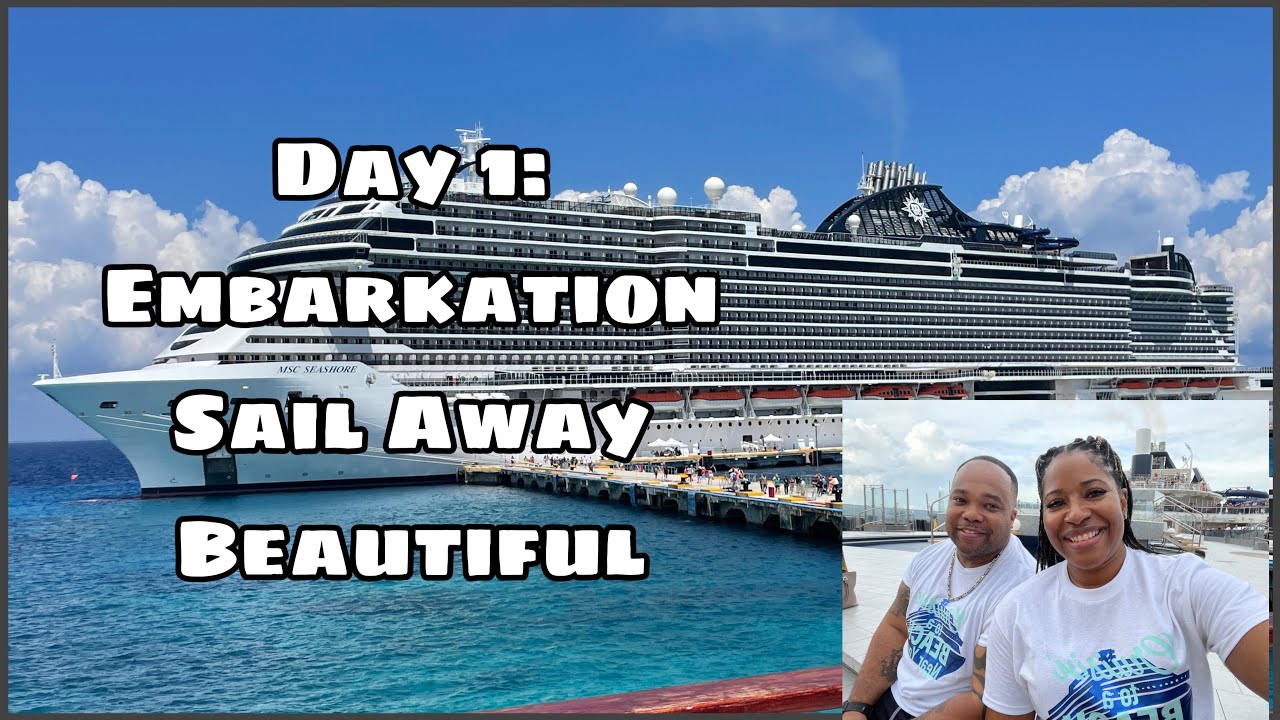 MSC Seashore: Day 1 - Embarkation, Sail Away Party & More!