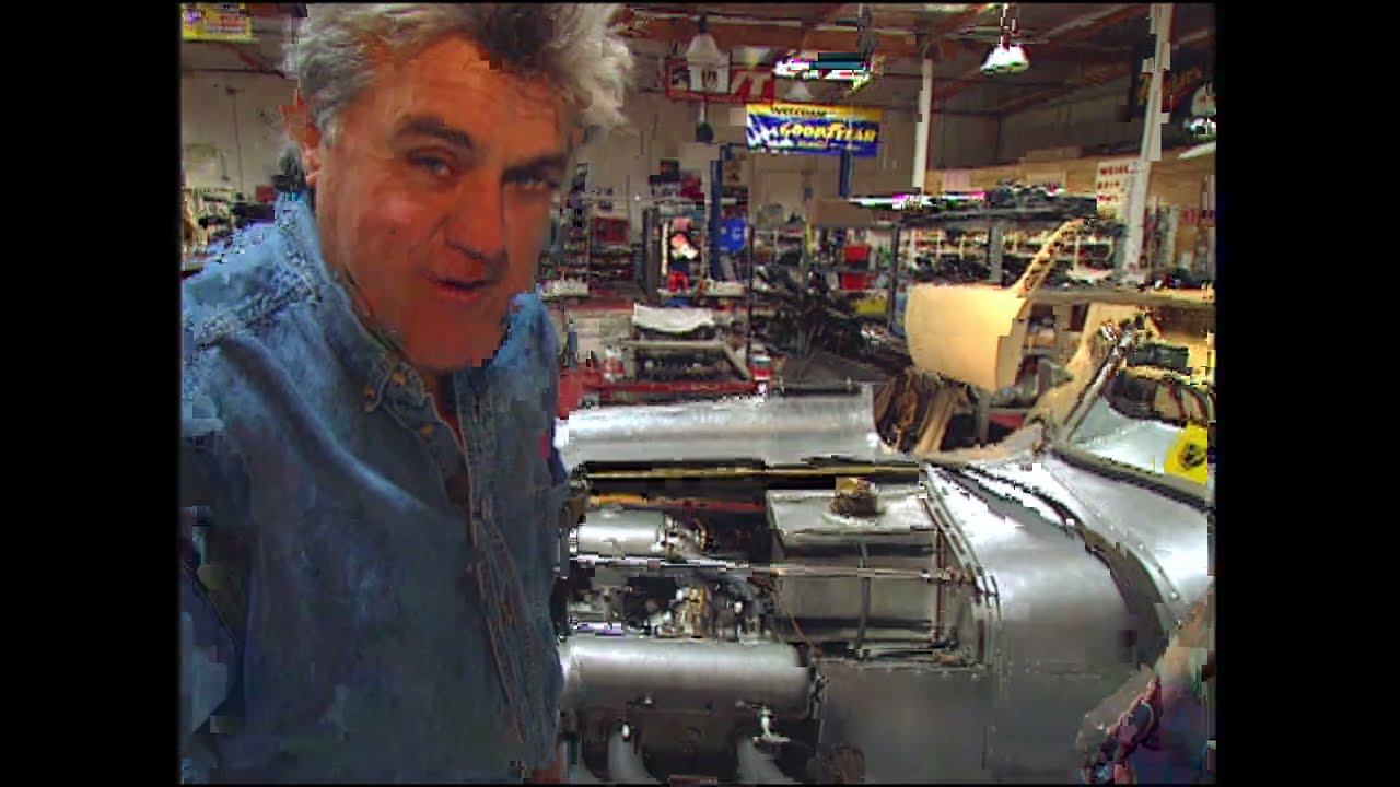 Jay Leno's 1915 Hispano Suiza is powered by a V8 18.5 liter World War I airplane engine
