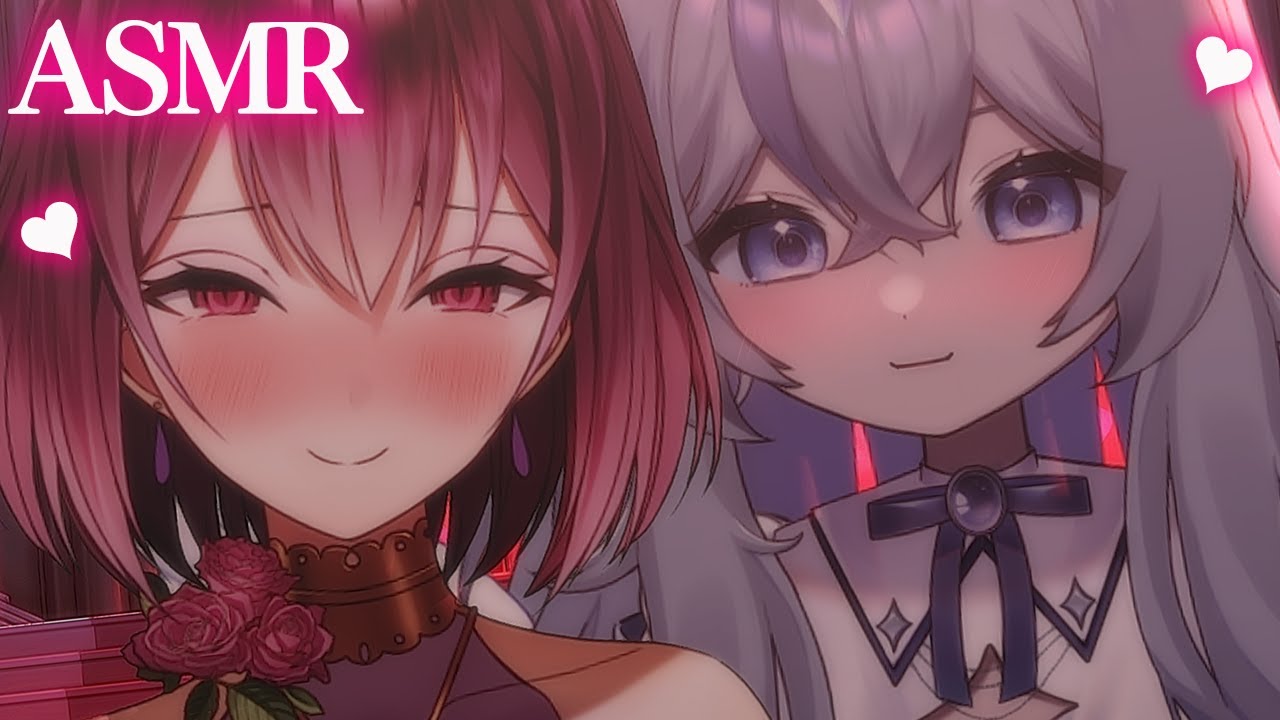【ASMR】両耳からSっ気お姉さんたちの吐息で同時責めされちゃうっ…♡睡眠導入/耳かき/耳ふぅ/囁き/sleep/earblowing/earcleaning【YuuRi/天使珠/Vtuber】