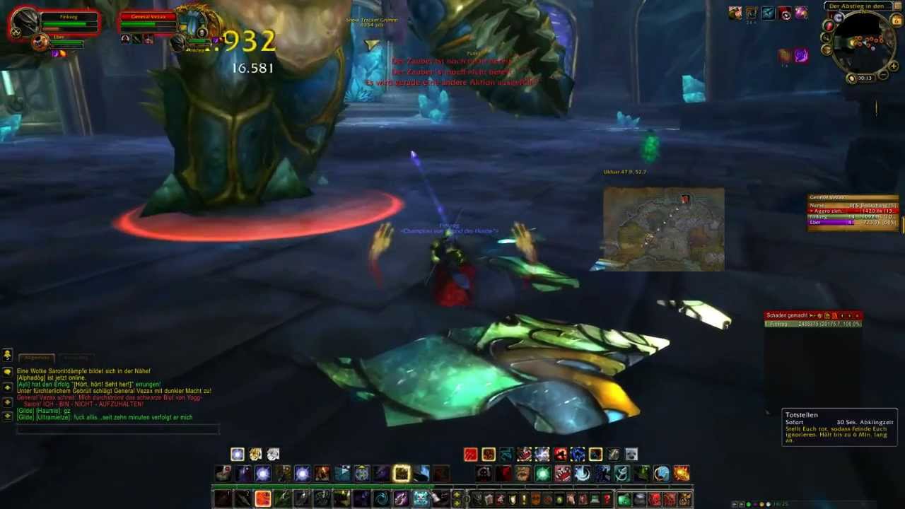 Ulduar Solo guide General Vezax solo  hunter guide