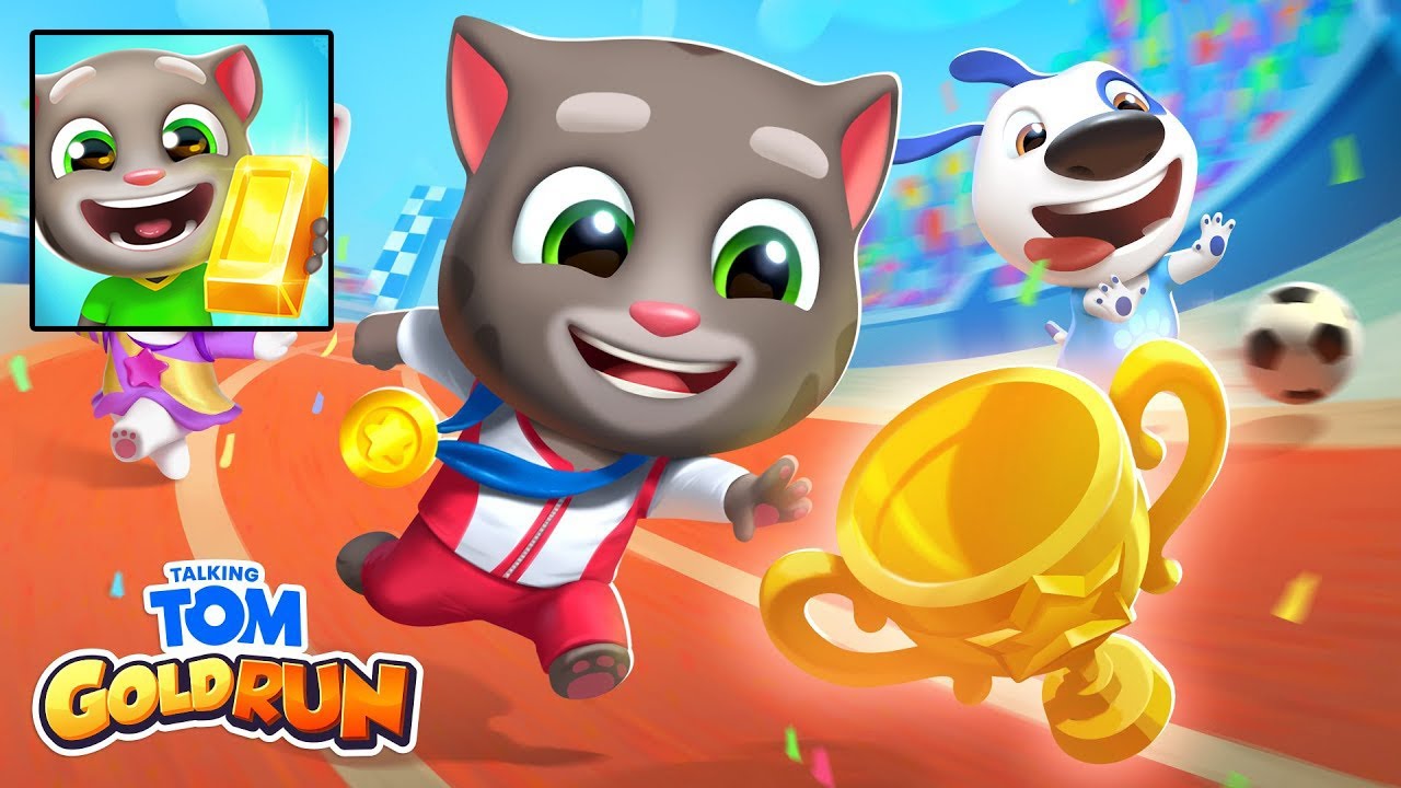 Talking Tom Gold Run | My Talking Angela in Costume Run Gameplay | (Android, iOS)