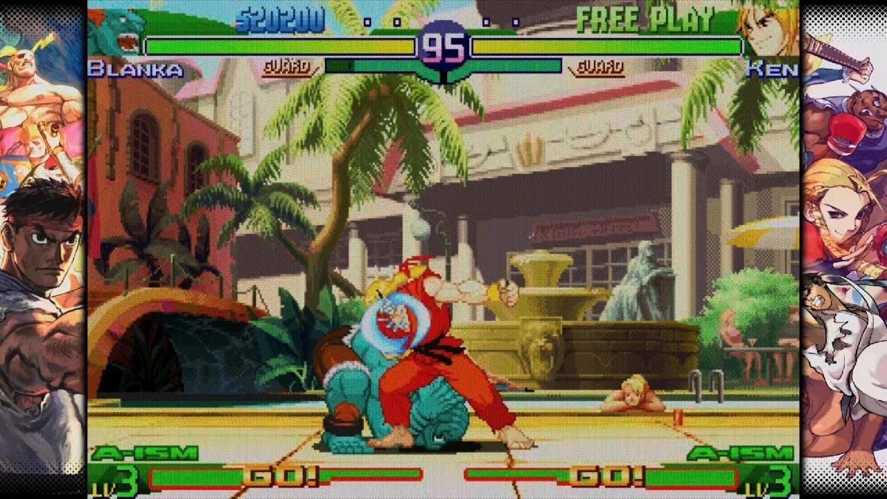 CAPCOM FIGHTING COLLECTION 2_Alpha 3_arcade  Blanka