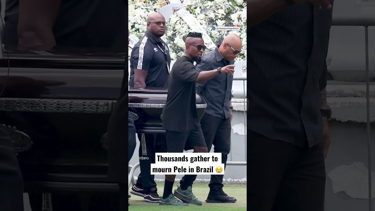 Pelé’s two day funeral is taking place at Santos’ Estadio Urbano Caldeira 🇧🇷