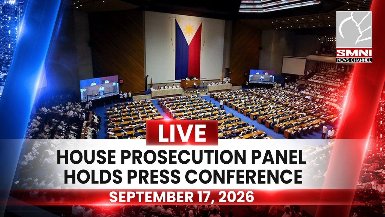 LIVE: HOUSE PROSECUTION PANEL HOLDS PRESS CONFERENCE | SEPTEMBER 17, 2026