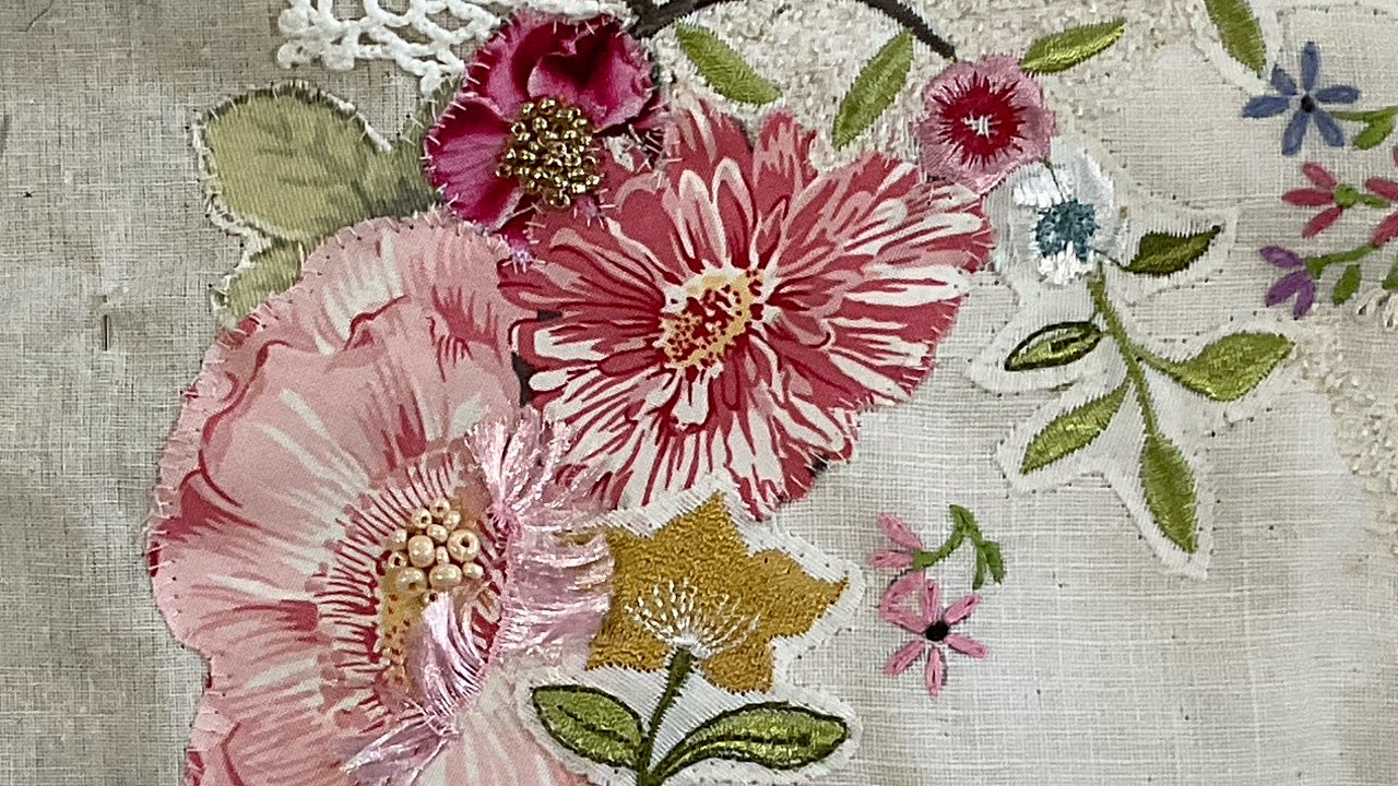 Part 2 A just because project … I felt like stitching #slowstitch #stitching #ajustbecauseproject