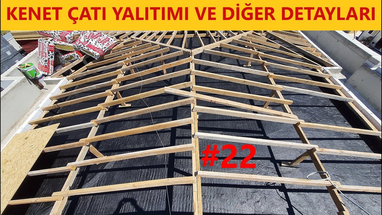 Kenet Çatı Altı Detayları - #İZOLASYON - #ANTEN ÇIKIŞLARI - #REZİSTANS ÇIKIŞI VE #OLUK | #movil22