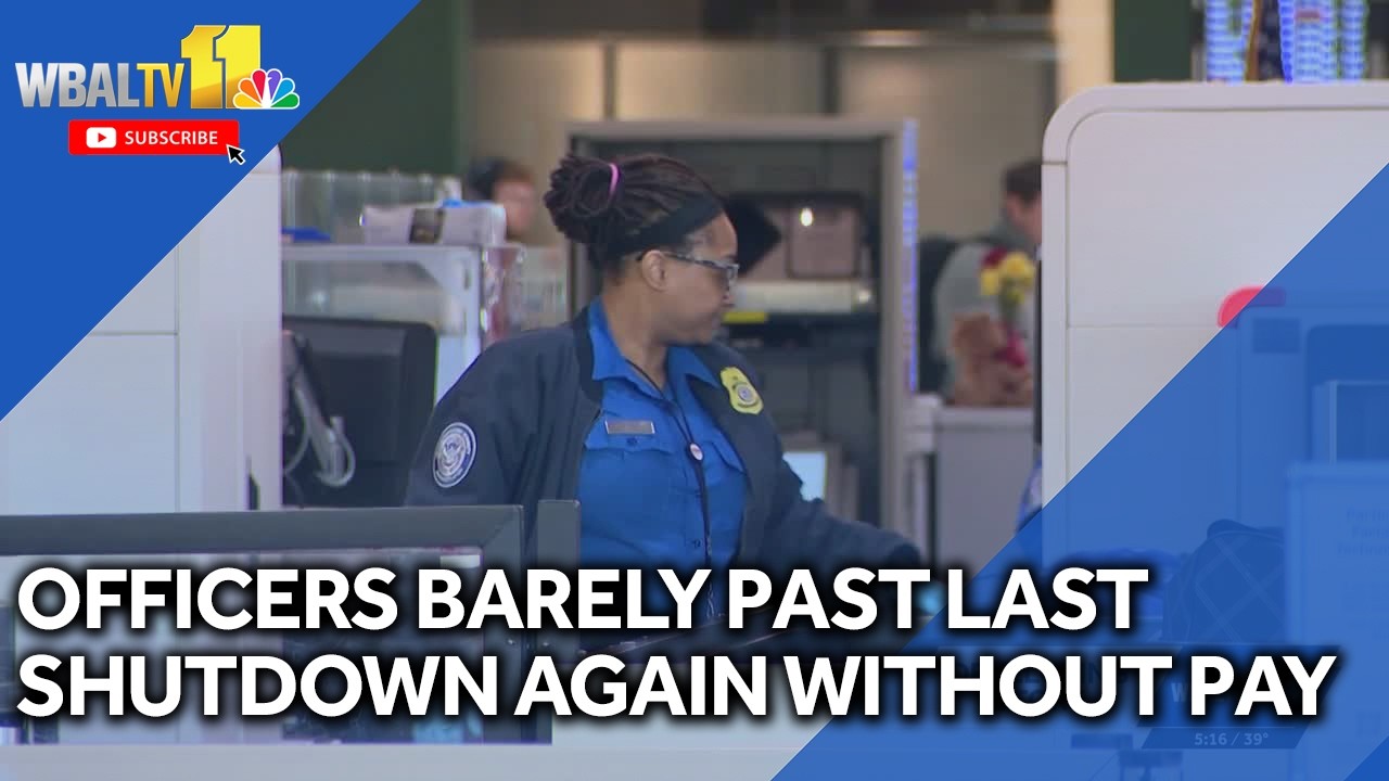 TSA officers working without pay amid partial government shutdown