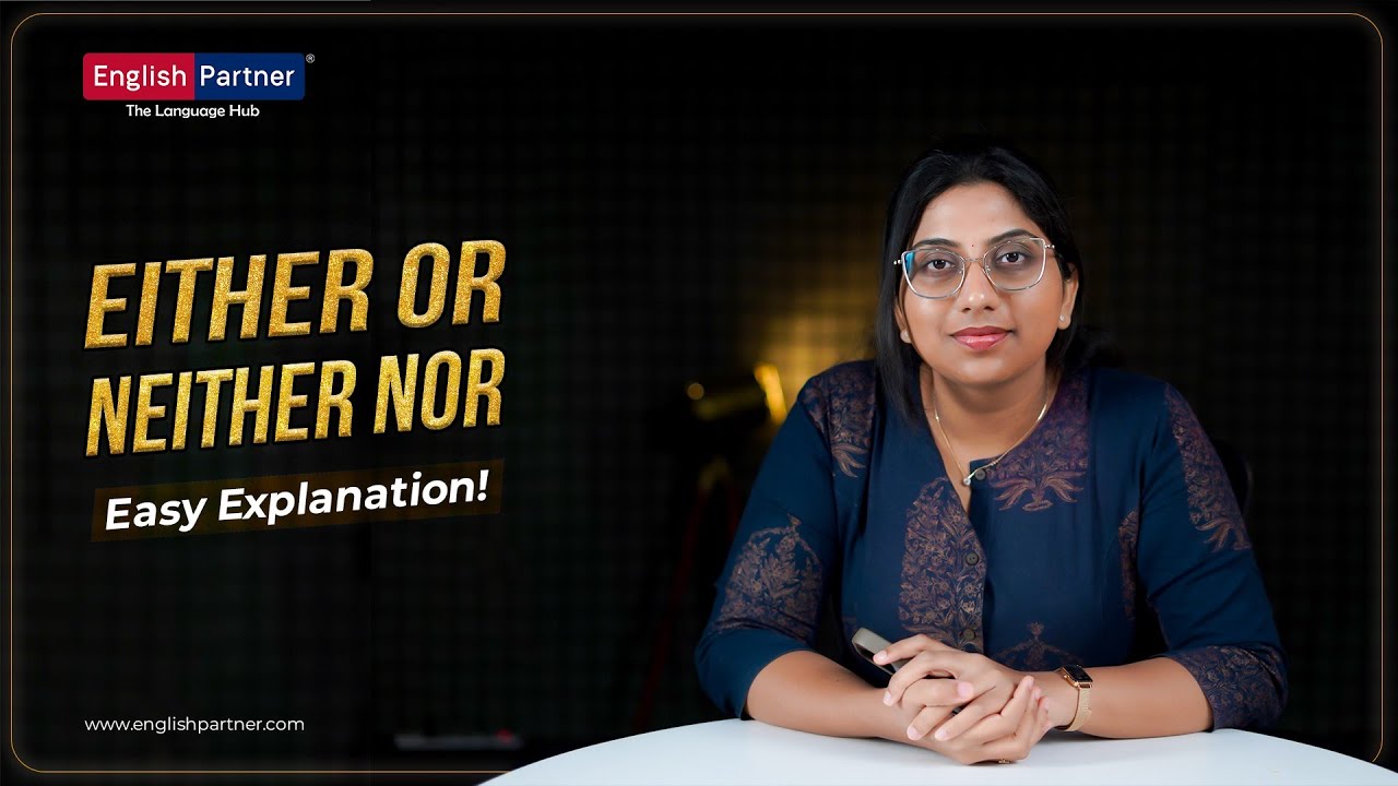 How to Use Either…Or and Neither…Nor in English | Spoken English through Tamil  +917358819367