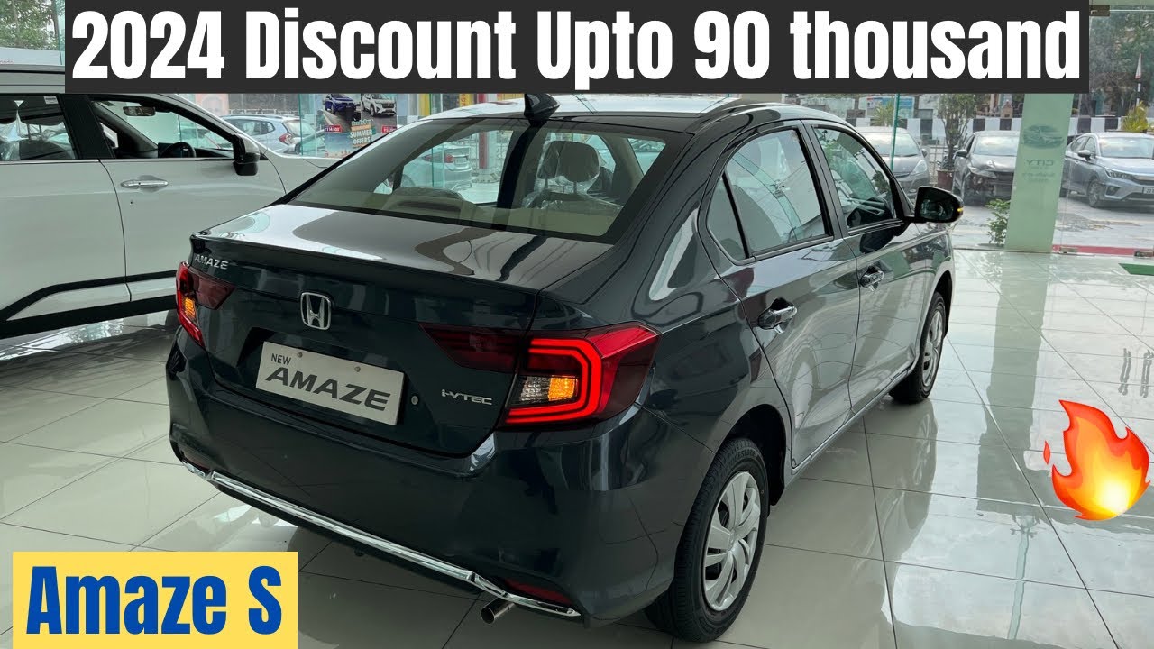 Honda Amaze Smt 2024 Detailed Review in Hindi || Honda Amaze 2nd top || Price Features & Walkaround