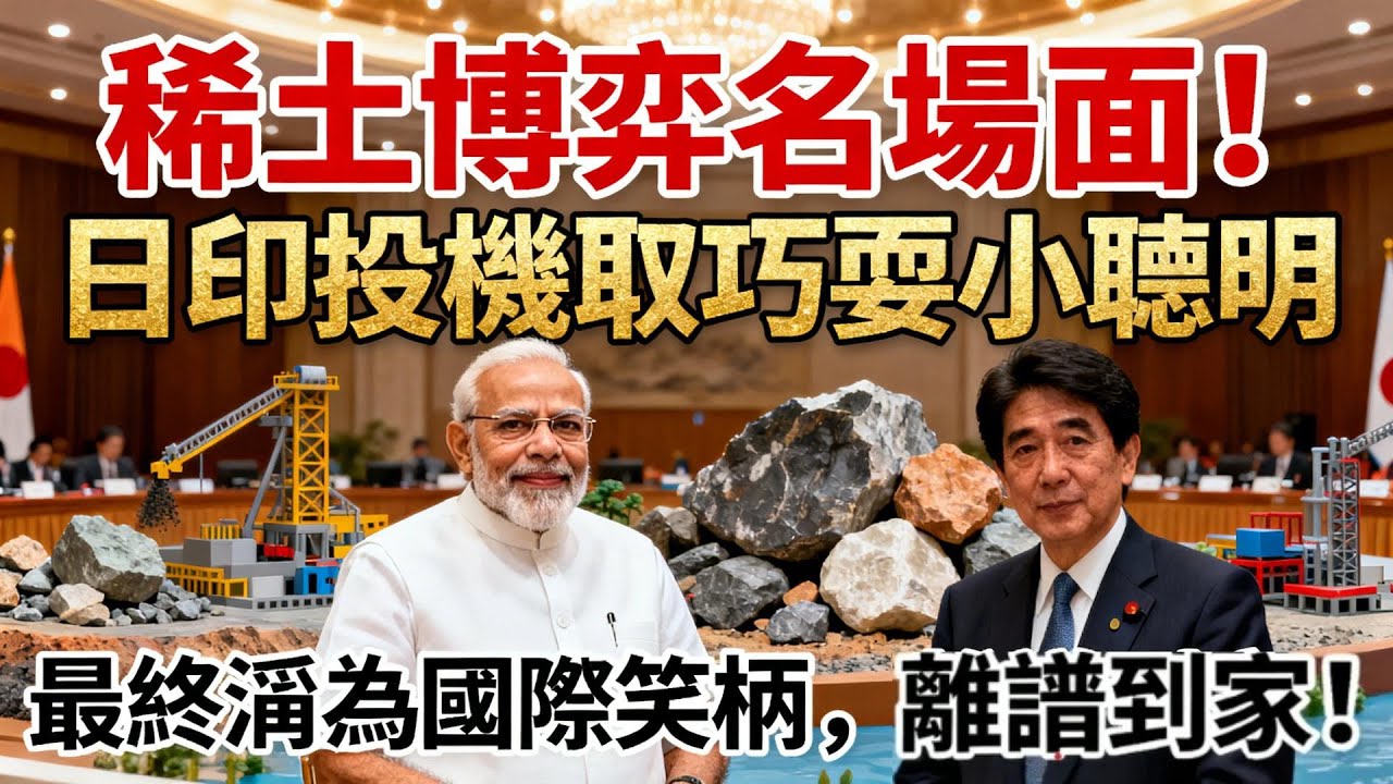 年度魔幻操作誕生！印度靠倒賣稀土賺差價，日本深海採礦血虧800億！