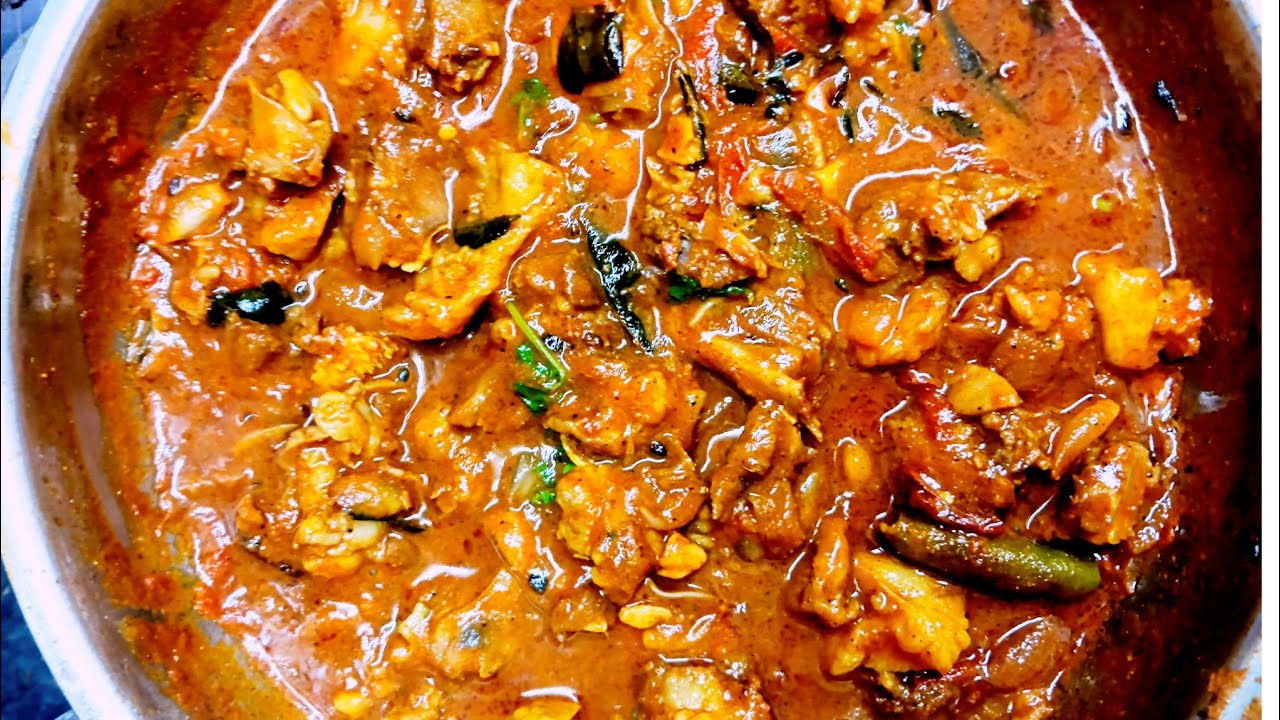 😋🤤செட்டிநாடு தலைக்கறி பிரட்டல் இப்படி  | Chettinad Style Mutton Head Fry in Tamil | Village Cooking
