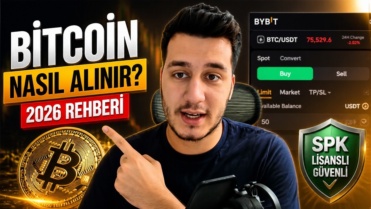 Bitcoin Nedir ve Nasıl Alınır?🪙 2026 G&uuml;ncel Başlangı&ccedil; Rehberi | Kripto Para Nasıl Alınır?💸