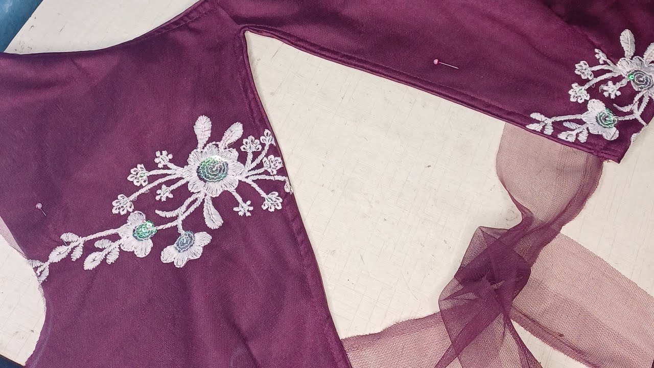 SIMPLE BLOUSE CUTTING ✨️Trending BLOUSE back design #new #sewing #blouse 