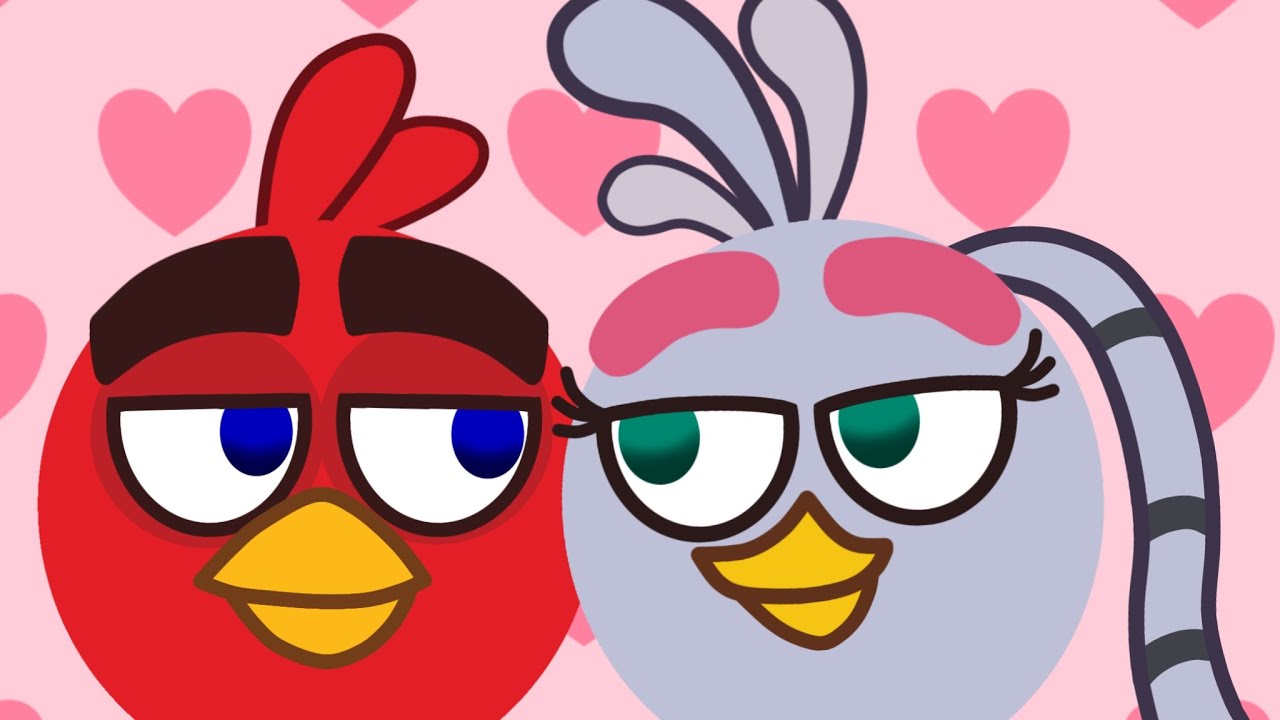 Angry Birds Speedpaint 🖍️ Red x Sliver #5 ♥️🩶 #redilver