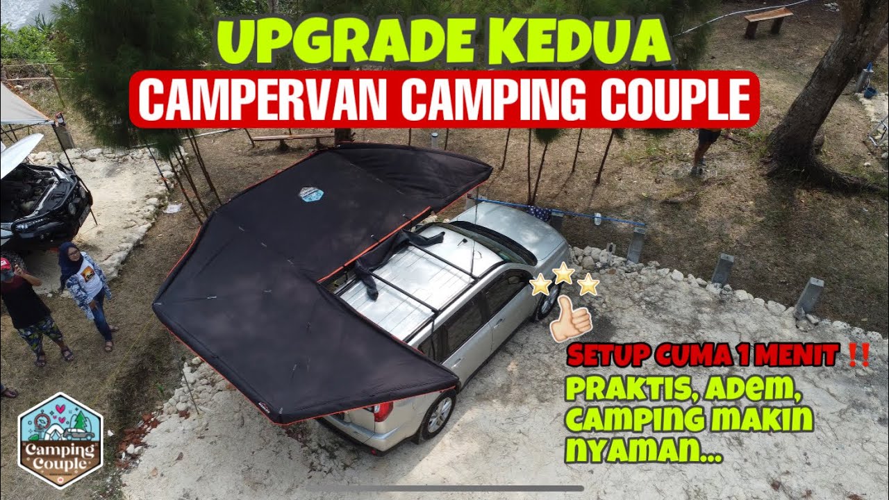 Cara Camping Jadi Praktis Dengan Awning 270 | Upgrade Kedua | Nissan X-trail T31 Campervan