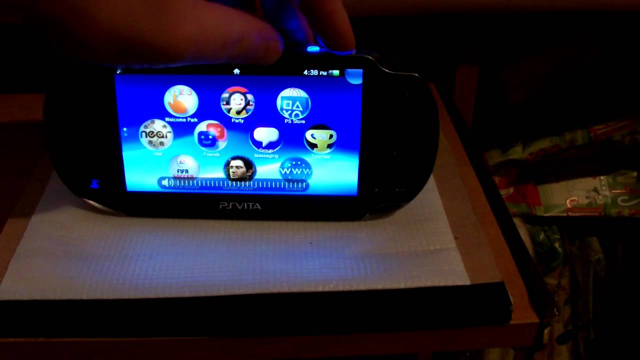PS Vita Custom Power and Volume Buttons Mod Clear with LEDS