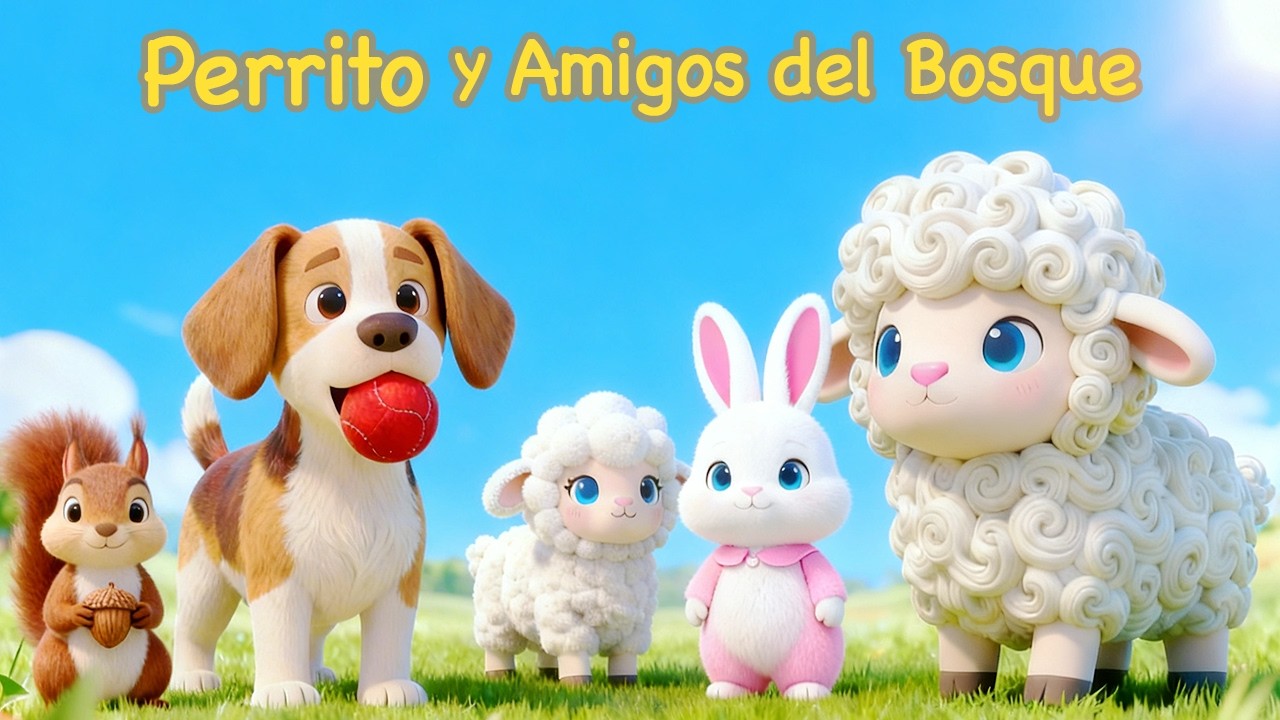 🐶 Perrito y Sus Amigos del Bosque | Canciones Infantiles en Español | CanciónesFelices