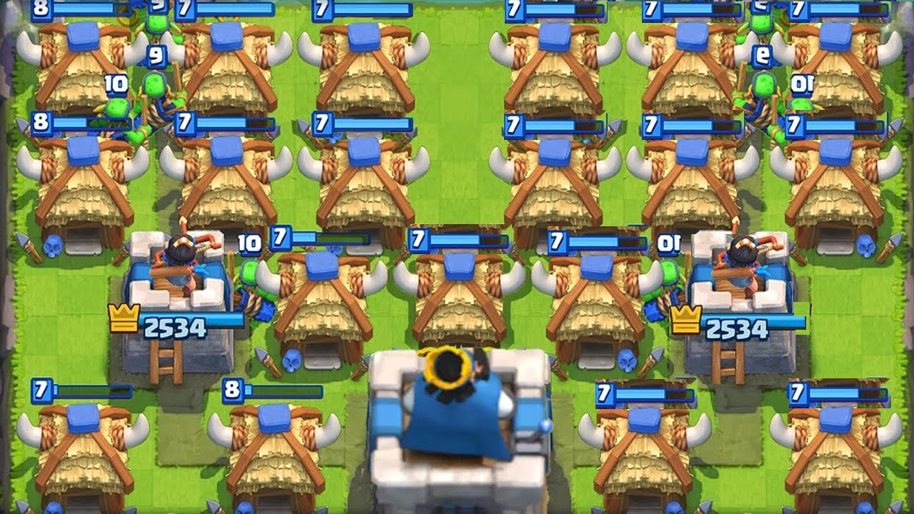 trolling new clash royale players