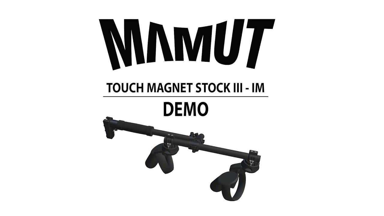 (Old Version) Mamut VR Magnetic Touch Stock III Demo - Oculus Rift Gun Stock