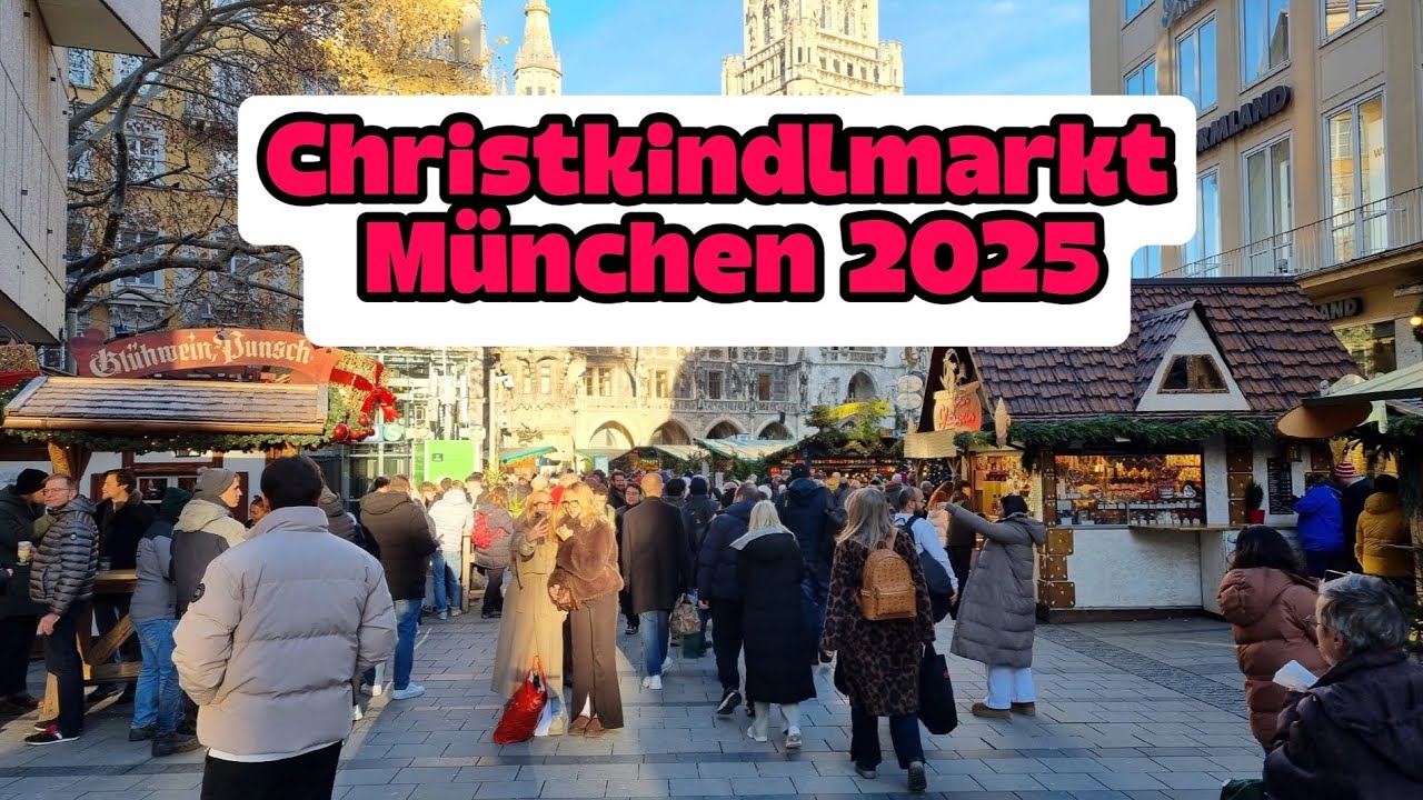 Christkindlmarkt am Marienplatz in München 2025 