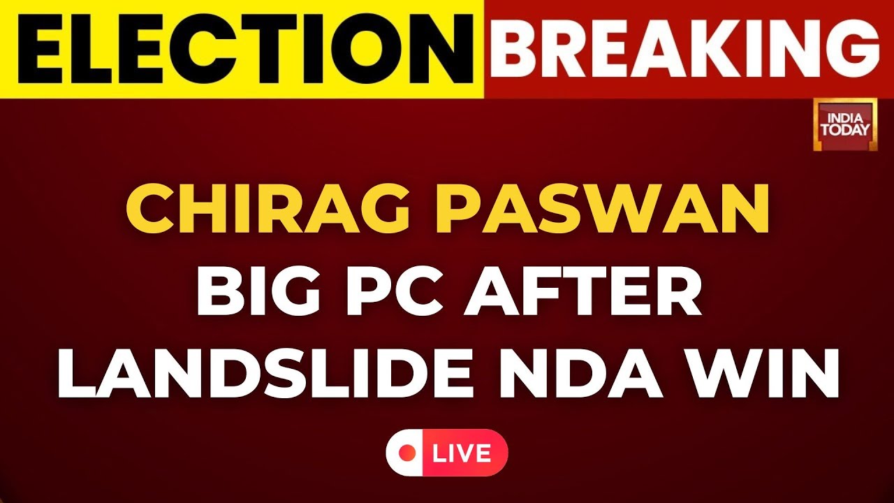 Chirag Paswan LIVE: NDA's Chirag Paswan's Big Press Conference After Massive Win in Bihar Polls