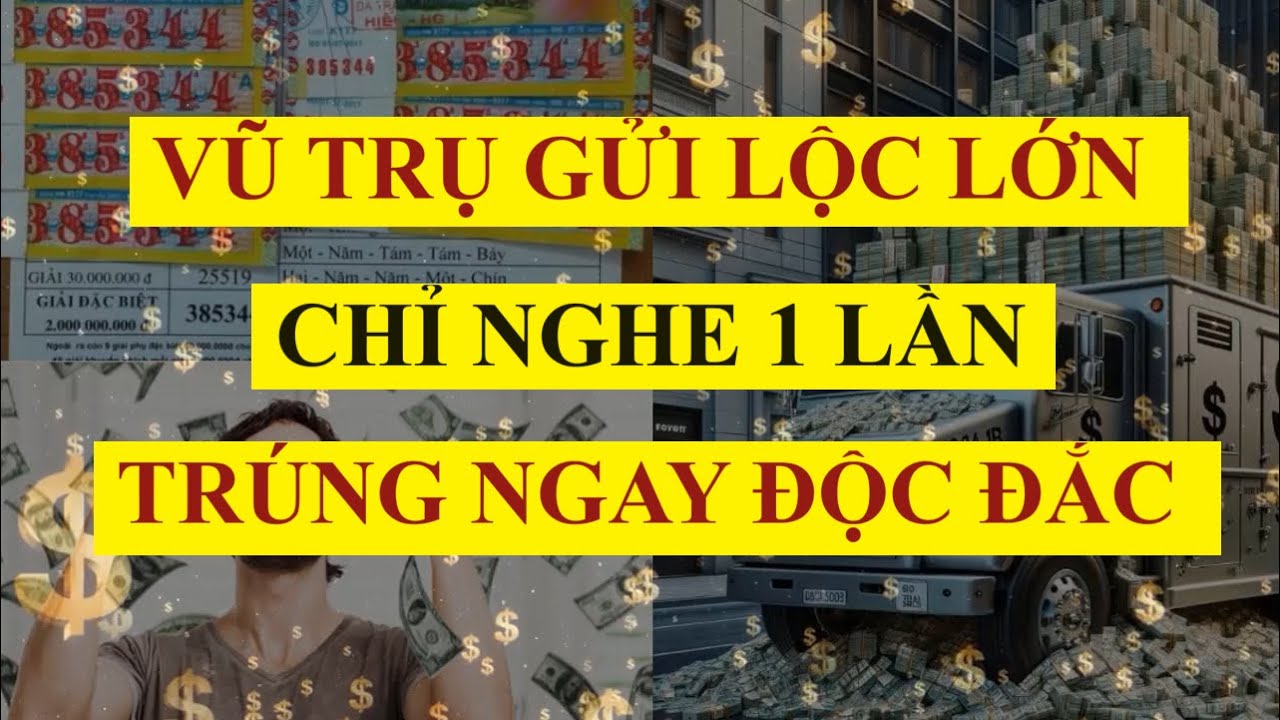 Vũ Trụ Gửi Lộc - Nghe 1 Lần Tr&uacute;ng Ngay Độc Đắc || Luật Hấp Dẫn || Sức Mạnh Tiềm Thức