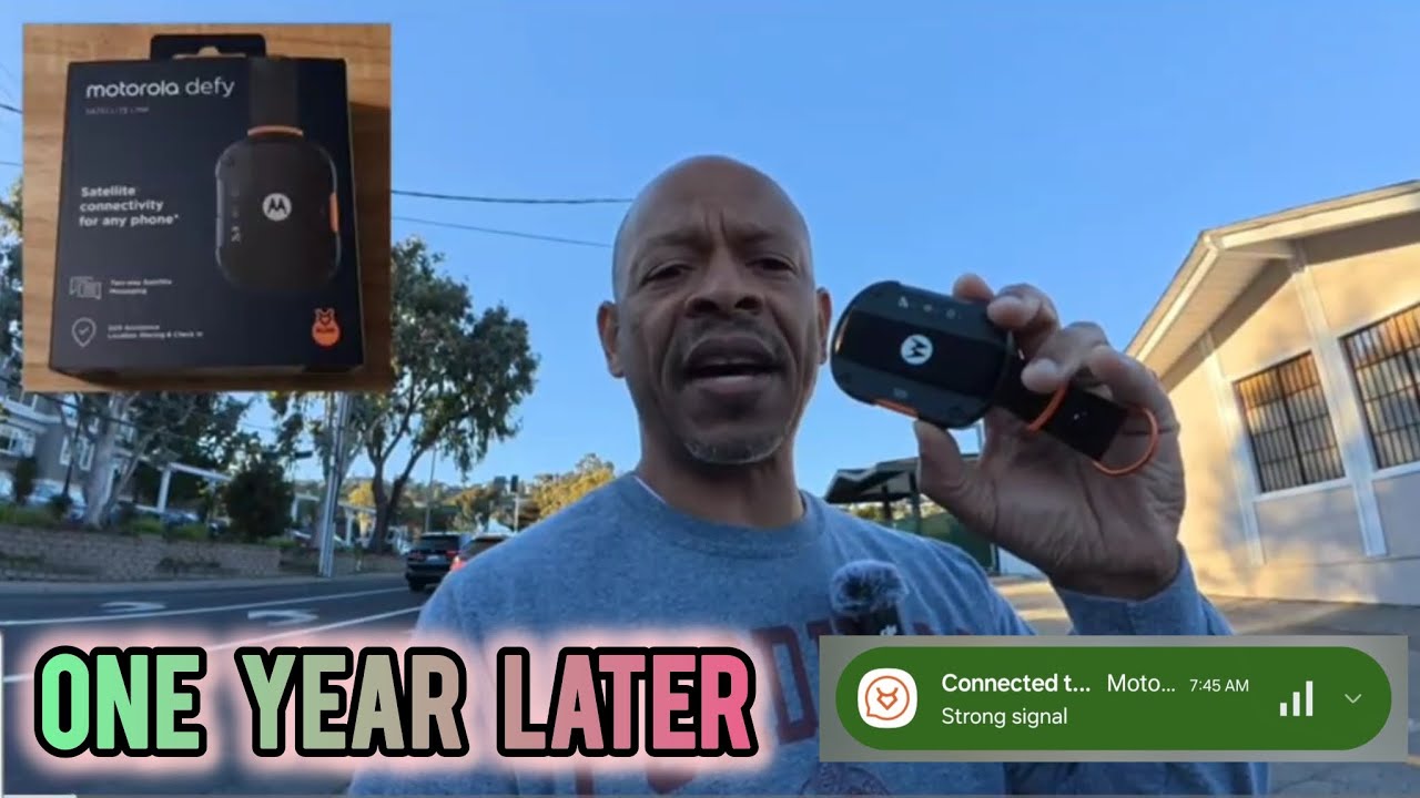 Motorola Defy Satellite Messenger One Year Update