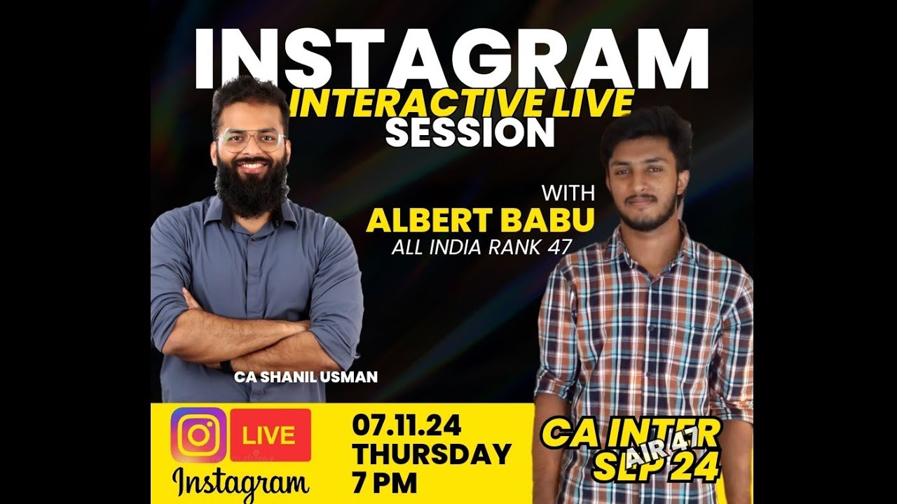 CA Inter exams. Preparation strategy of AIR 47, Albert Babu.